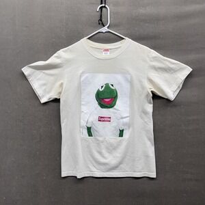 Supreme Kermit The Frog Shirt Mens Medium White Box Logo Tee Skateboard Hype USA